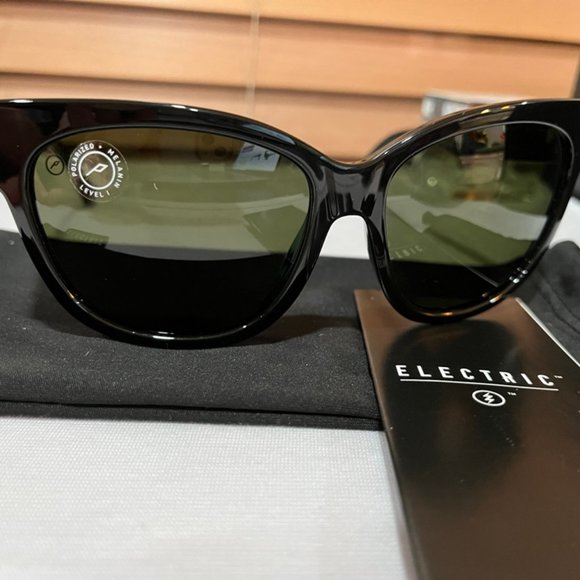 Electric Danger Cat polarized sunglasses (gloss black frame/grey lenses) - Picture 2 of 6